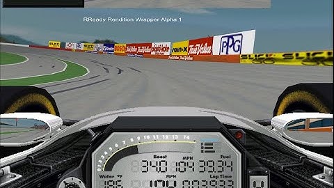 Indy Car Racing 2 (Work in progress vid #18) with Dosbox-Rendition and RReady Rendition Verité @4k