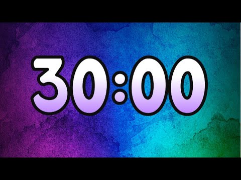 put on a timer for 30 minutes put on a timer for 30 minutes