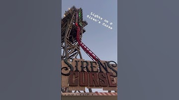 Thumbnail of Siren’s Curse puts on a show at night #rollercoaster #cedarpoint