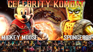 Celebrity Mortal Kombat - Famous Cartoons