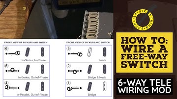 6 Way Telecaster Wiring: How to Wire a Free-Way Switch