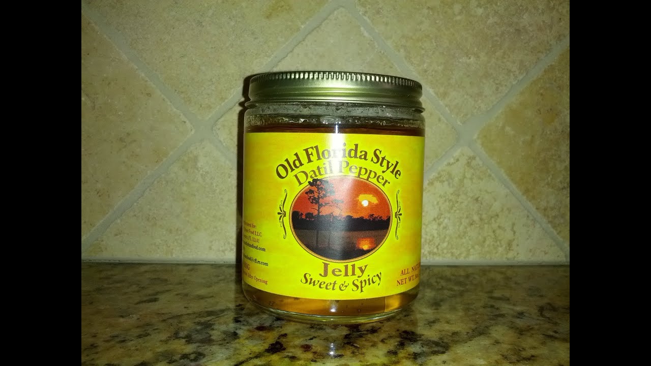 Old Florida Style Datil Pepper "Jelly Sweet & Spicy" Review YouTube