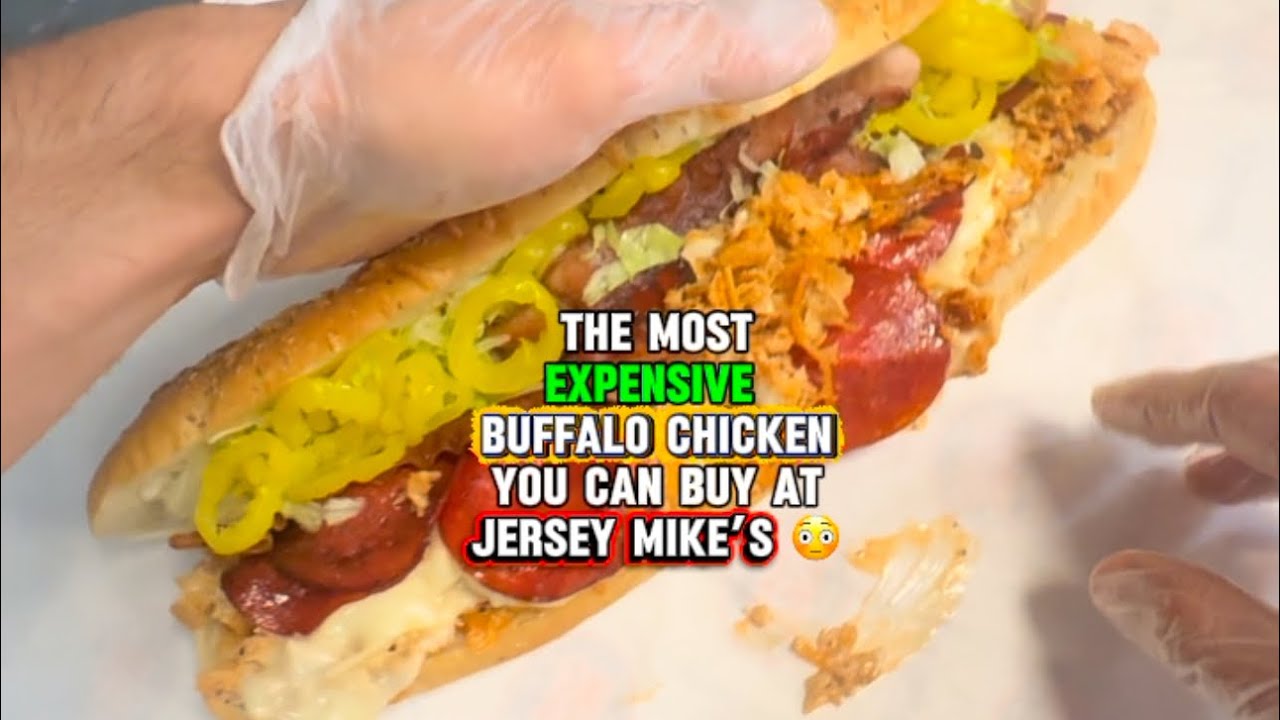 Самая ДОРОГАЯ 💰 курица Баффало, которую можно купить в Jersey Mike’s 🤯