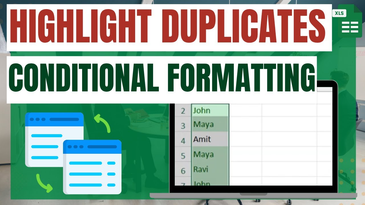 How To Highlight Duplicates Using Conditional Formatting #exceltutorial ...