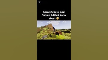 Secret Create mod feature you probably didn’t know about 🤩 #shorts #createmod