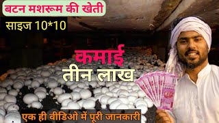 बटन मशरूम की खेती कैसे करें / button mushroom ki kheti / मशरूम का कंपोस्ट कैसे तैयार होता है? screenshot 3