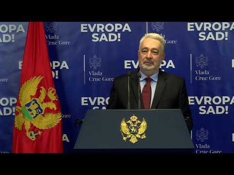 Konferencija za medije predsjednika Vlade Crne Gore prof. dr Zdravka Krivokapića