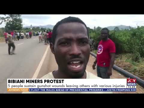 BIBIANI Miners Protest: Police says it will not condone any illegal protest - Joy News Today