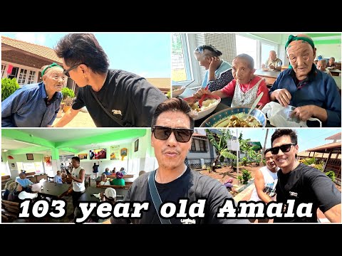 Bylakuppe Amala 103 Year old 😱 Old Age Home || Tibetan YouTuber || Tibetan Vlogger 