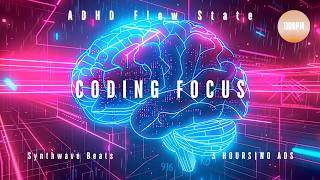 ADHD Coding Music   110 BPM Synthwave Beats for Programming & Deep Focus vol Wealth