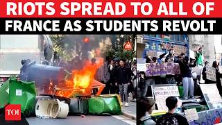 Macron Losing Control? Riots Spread Across France After Student Revolt Burns Paris | WATCH