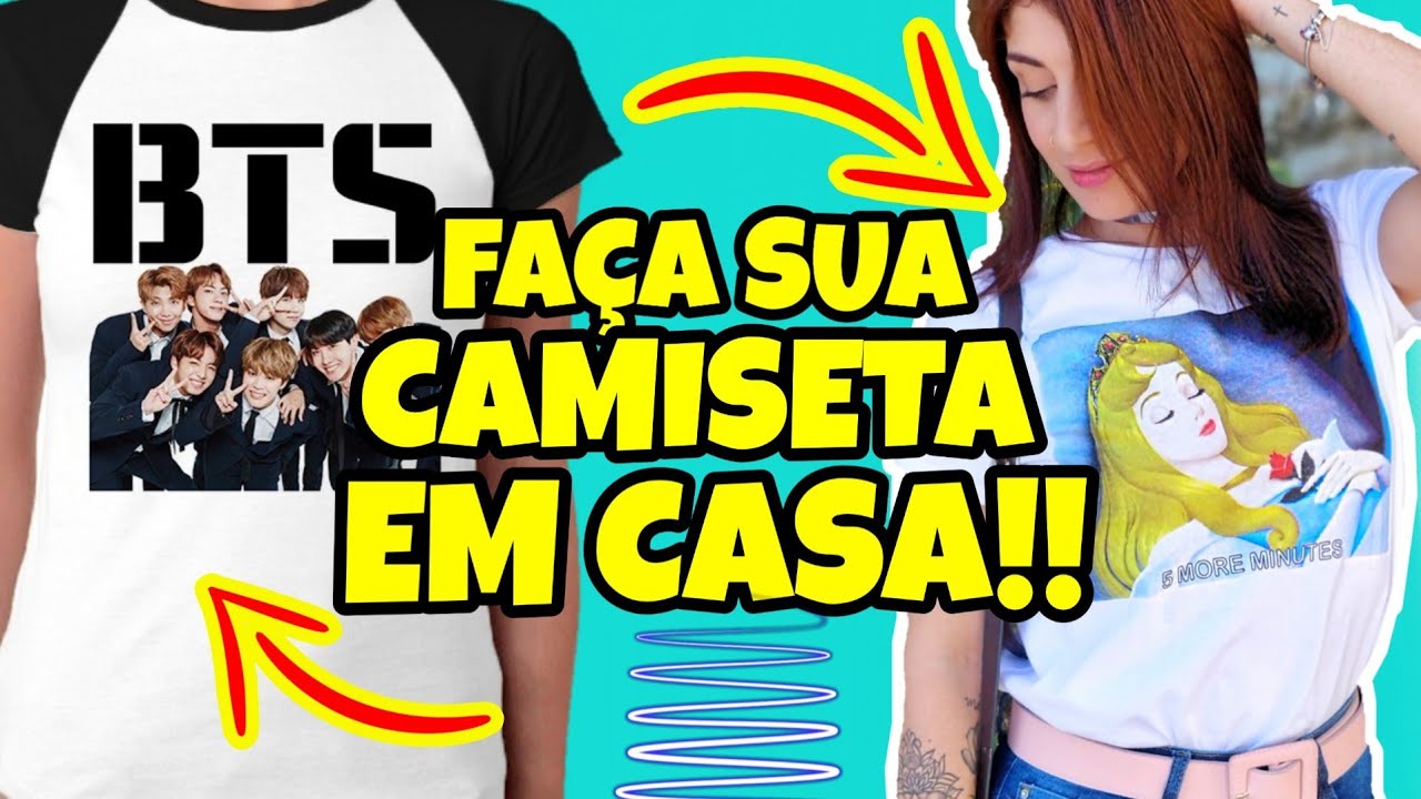 camiseta com desenho de rosa