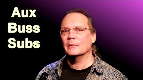 Aux fed Subwoofers in Live Sound for More Impact