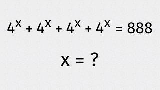 Solve for x in this nice exponential equation | Math Olympiad Mathematics