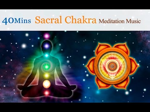 ★40mins★Tibetan Singing Bowls Meditation Music for Chakra Healing: Sacral Chakra (for Creativity)