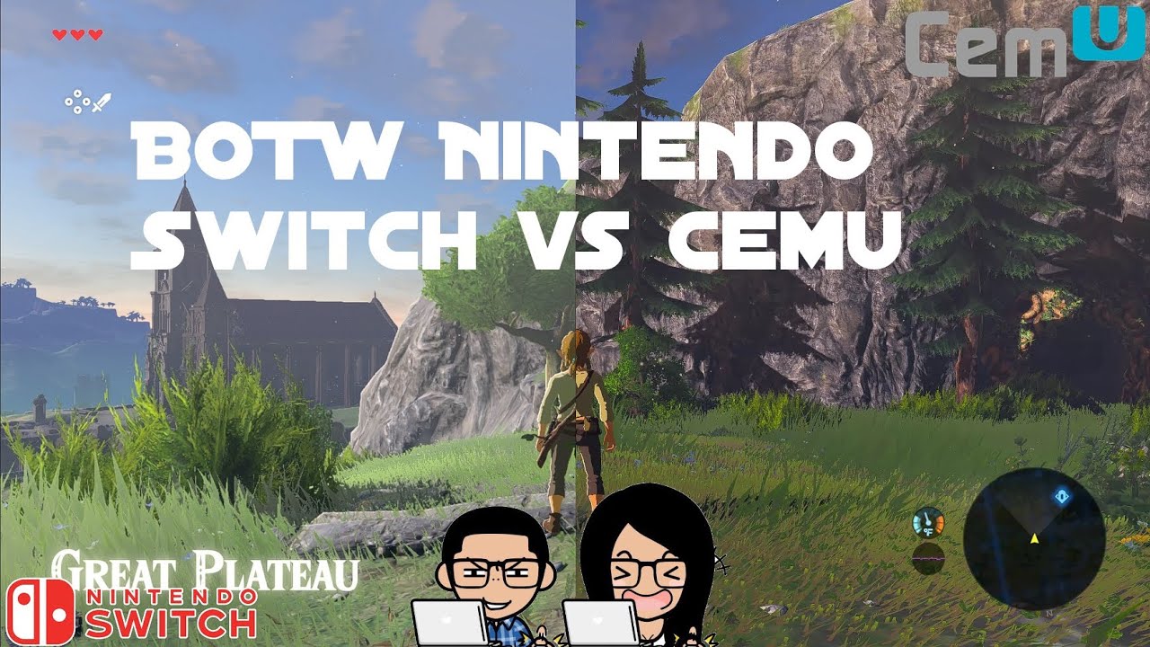 The Legend Of Zelda Botw Switch Vs Cemu Youtube