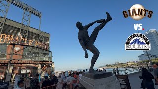 Detalles San Francisco Giants Game Vlog vs Colorado Rockies 2025 MLB Season Guía