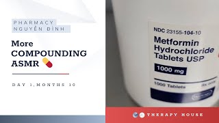 Best of Pharmacy || More COMPOUNDING ASMR , needing a compounded medication || SUSPENSION || ASMR