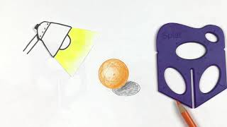 How to draw and render a sphere. Circle in isometric view. Engineering Drawing for Beginners