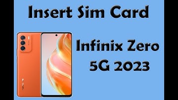 Insert Sim Card in Infinix Zero 5G 2023