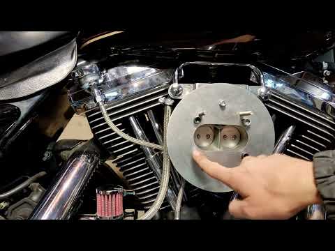 Модернизировал впуск и вентиляцию картера мотоцикла-мечты Harley-Davidson FLHRCI 1997