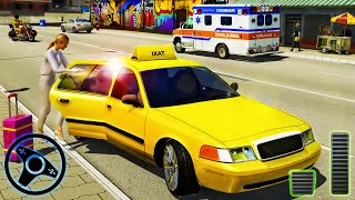 Real Taxi Driving Simulator 2021 - Grand City Taxi Parking Game | Android Gameplay screenshot 2