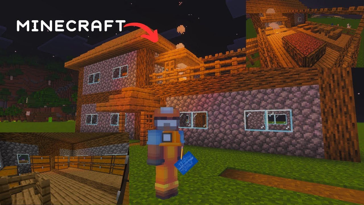 🛠️ Το Ομορφότερο Σπίτι που Έχτισα Ποτέ στο Minecraft 🏰🔥