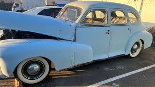 POPZ GOT HIS 1947 FLEET MASTER RUNNING AND DRIVING FOR THE FIRST TIME