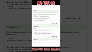 1Z0-1081-25 Sample Exam Questions (Practice Tests)