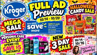 Details Kroger *FULL* Ad Preview for 10/14-10/20 | 33% Off Candy, New 3 Day Sale, MEGA SALE & Weekly Digital Guide