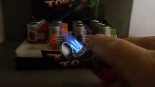Red Triple Flame 1300C Jet Torch Lighter With Flame Lock