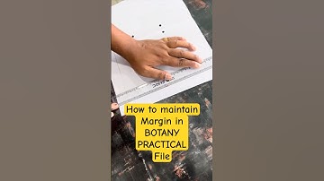 How to maintain margin in BOTANY PRACTICAL file || Model Multiple College #lab #practical