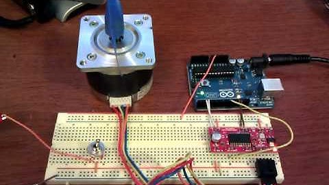Arduino stepper motor easydriver