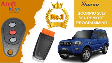 MAHINDRA SCORPIO S6+ 2017 REMOTE PROGRAMMING. @xhorseglobal6862 @AsharLockey #amitkeys #MINIOBD