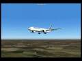 Landing boeing 777er air france