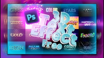 Elevate Your Typography: 20 Free 3D Text Effect PSD Gems to Grab Now!