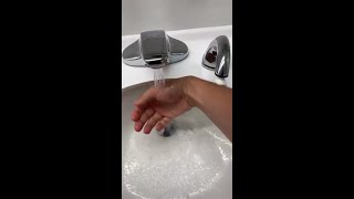 How not to wash hands!!!