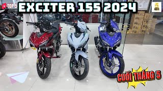 Exciter 155 VVA ABS 2024 FULL COLOR ▶️ Giá xe Exciter 155 VVA 2024 cuối tháng 5 🔴 GIÁ XE MÁY VLOGS