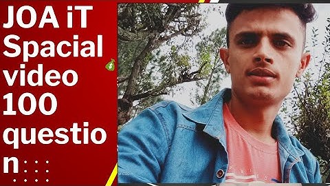 JOA IT POST CODE 965 and 1000 COMPUTER REVISEN Question