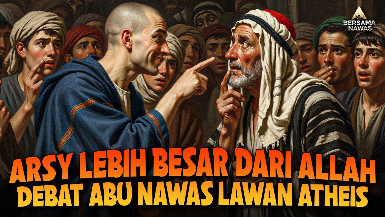 ABU NAWAS SYOK ATHEIS INI BUKTIKAN LEBIH BESAR ARSY ALLAH - CERITA LUCU PENGANTAR TIDUR
