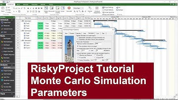 RiskyProject Tutorial: Monte Carlo Simulation Parameters