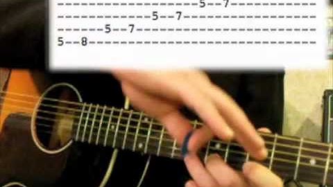 Beginner Guitar Lesson - Minor Pentatonic "pent" Scale and Fingering