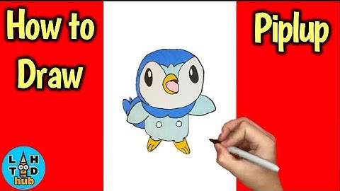 How to Draw Piplup | Pokémon Drawing