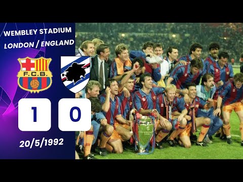 UEFA CHAMPIONS LEAGUE 1992 FINALBARCA 1-0 SAMPDORIAFIRST ONE FOR THE BARCA ORIGINAL TIKI-TAKA UEFA CHAMPIONS LEAGUE 1992 FINALBARCA 1-0 SAMPDORIAFIRST ONE FOR THE BARCA ORIGINAL TIKI-TAKA Thumbnail