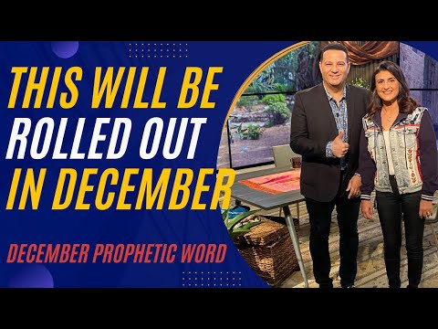 This Will Be Rolled Out In December! December Prophetic Word! #december #prophetic
