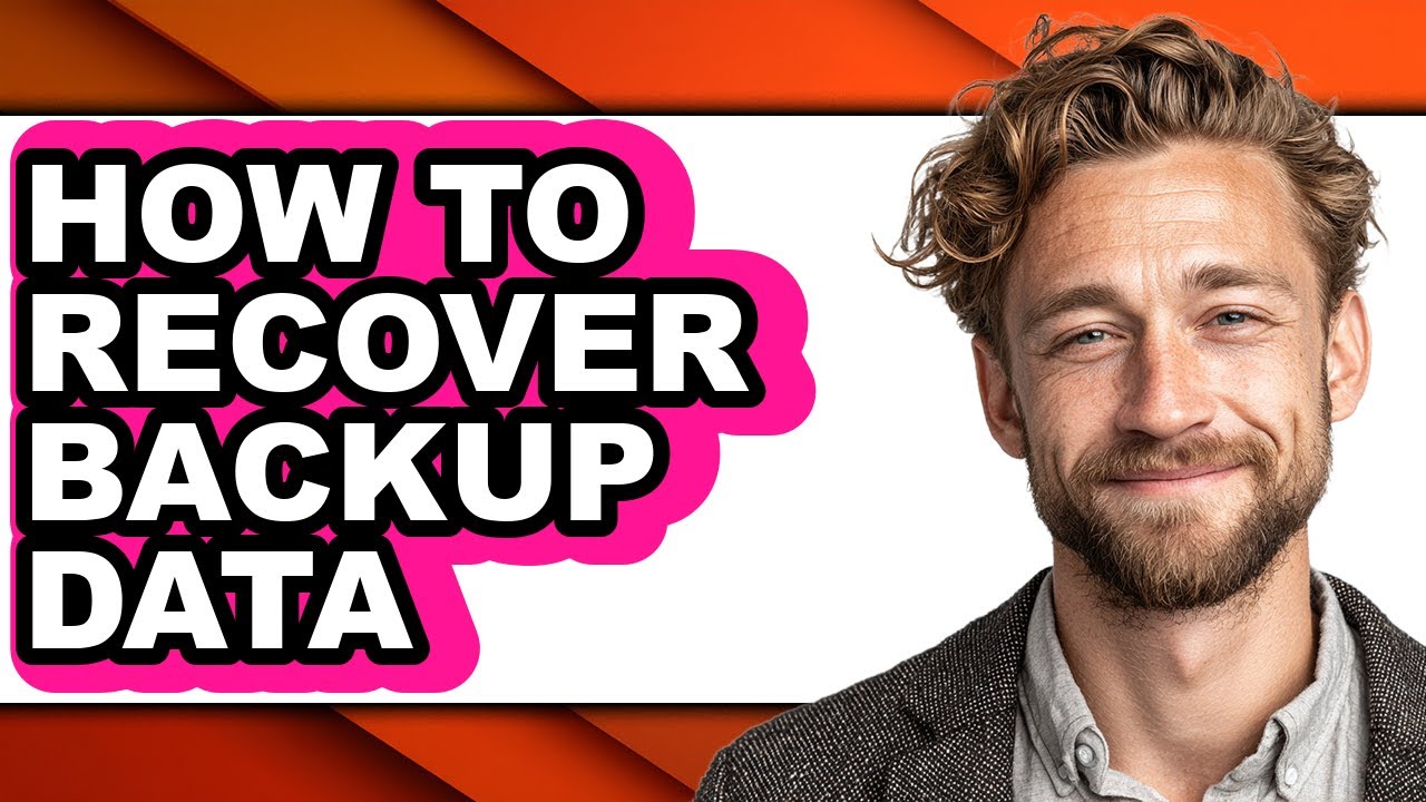 How to Recover Backup Data - Step by Step - YouTube