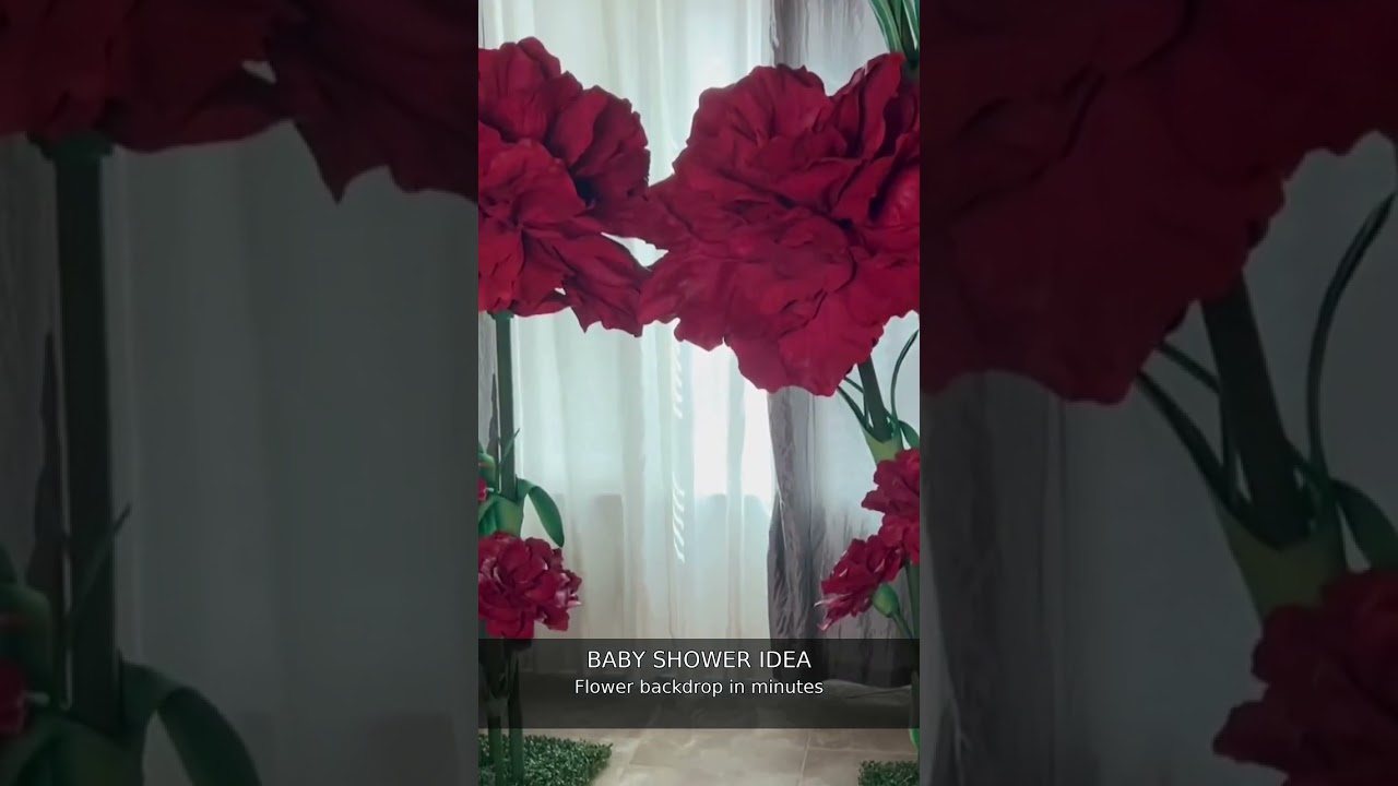 This is how we make GIANT flowers ✨ #Shorts
