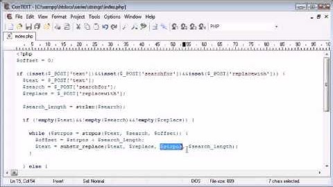 Beginner PHP Tutorial   57   Creating a Find and Replace Application Part 4