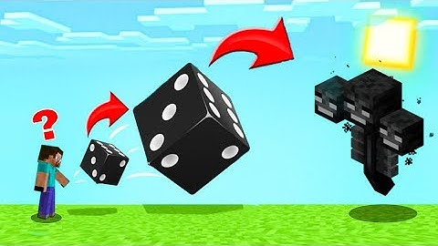 50% CHANCE To LIVE Or DIE In Minecraft ( Lucky Dice )