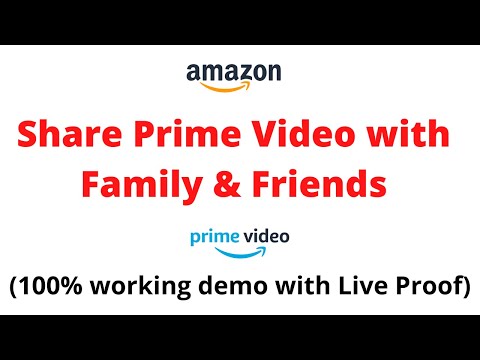 How to share prime video with family members without changing amazon login {part 2} | 100% working